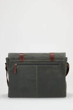 Noah Canvas/Lea Trim EW Satchel