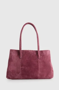 Noemie Leather Suede Tote Bag