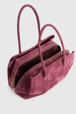 Noemie Leather Suede Tote Bag