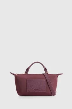 Noosa Leather Trim Crossbody Bag