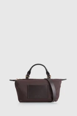 Noosa Leather Trim Crossbody Bag