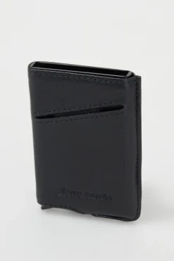 PC RFID Leather Pop Up CC Holder