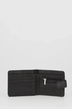PC RFID Leather Wallet & Belt Gift Set