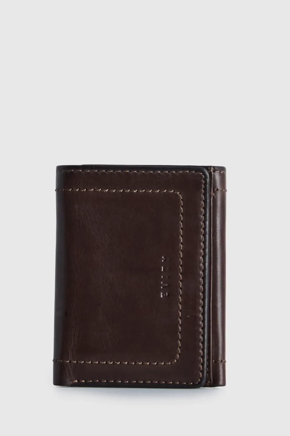 RFID Caleb Leather Trifold Wallet