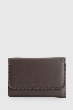 RFID Daisy Leahter Meadium Wallet