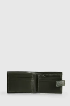 RFID Ellis Leather Tab Wallet