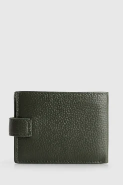 RFID Ellis Leather Tab Wallet