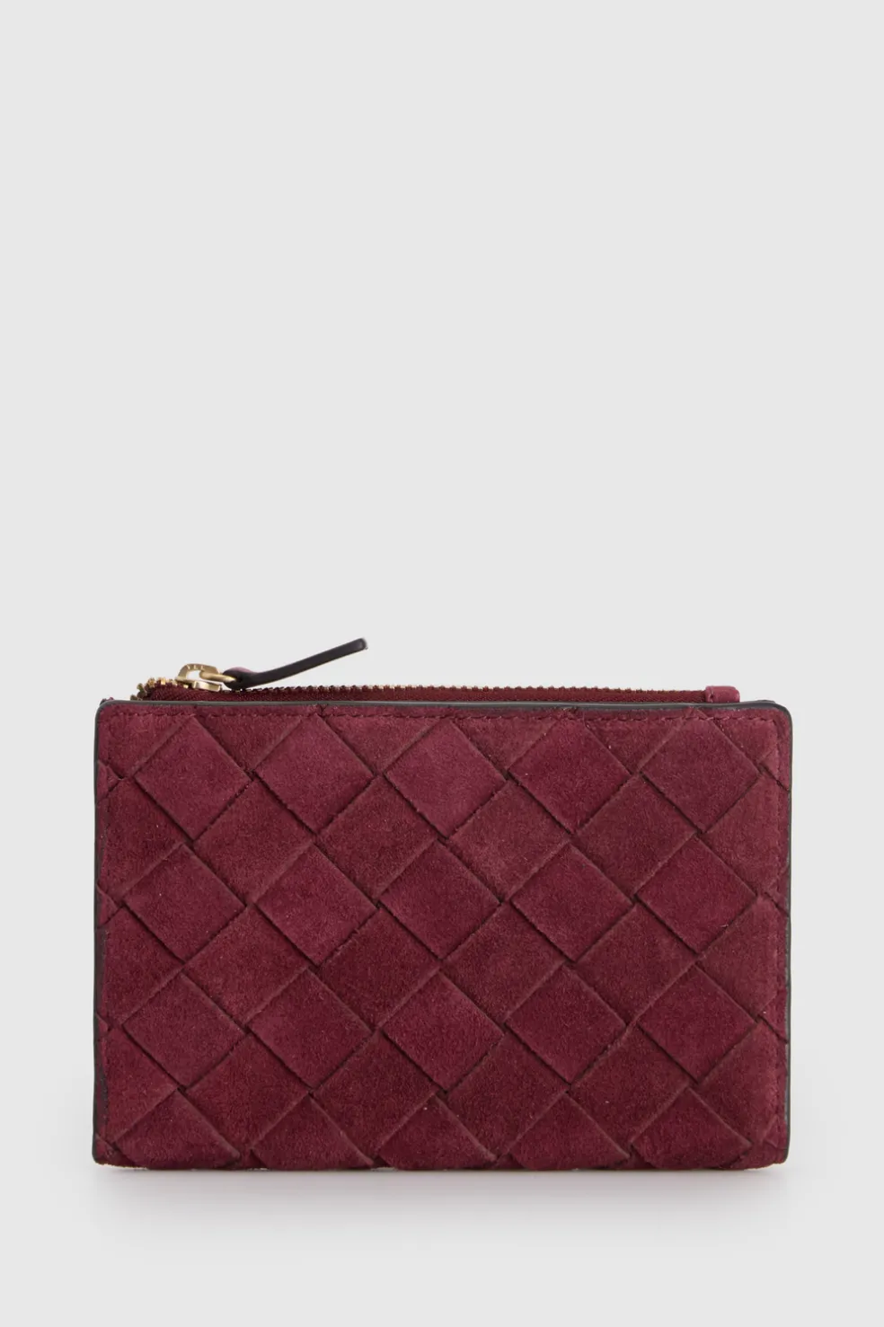 RFID Ines Suede Weave Med Wallet