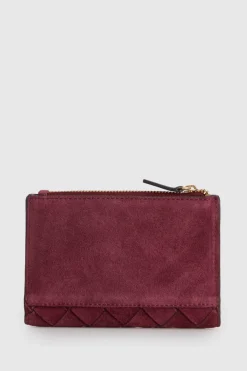 RFID Ines Suede Weave Med Wallet