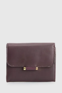 RFID Iris Leather Small Wallet