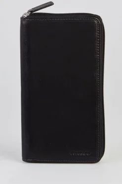 RFID Leather Passport Wallet