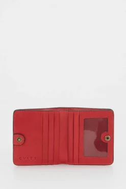 RFID Leather Slim CC Wallet