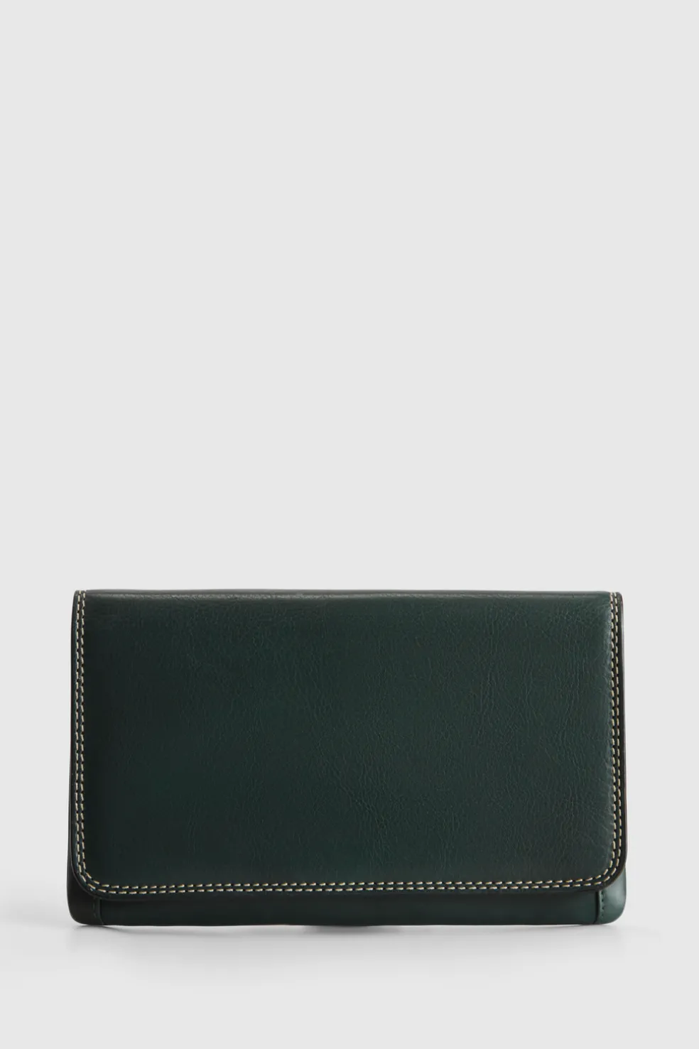 RFID Maya Leather Large Clutch
