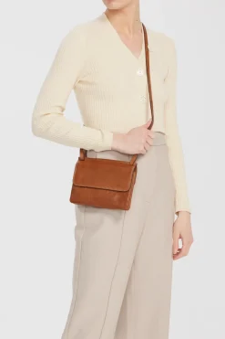 RFID Maya Leather Small Crossbody