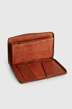 RFID Palma Leather Travel Wallet