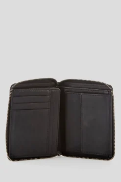 RFID Roy Leather Zip Wallet