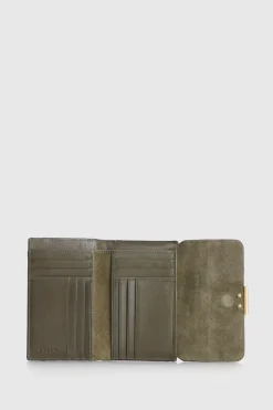 RFID Thea Suede Medium Wallet