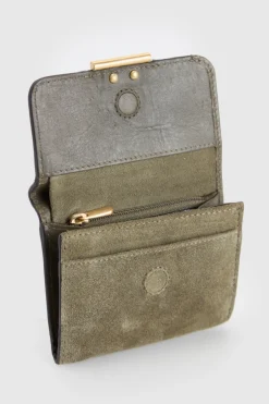 RFID Thea Suede Small Wallet