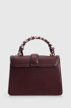 Scarf Top Handle Bag