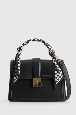 Scarf Top Handle Bag