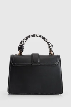 Scarf Top Handle Bag