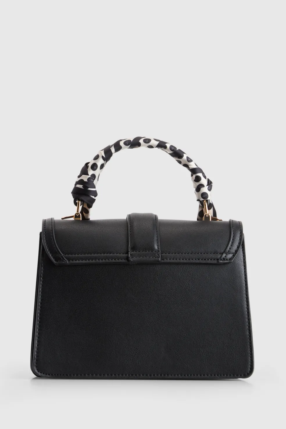 Scarf Top Handle Bag