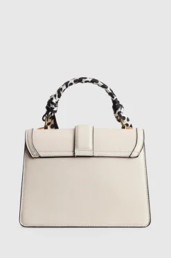 Scarf Top Handle Bag