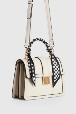 Scarf Top Handle Bag