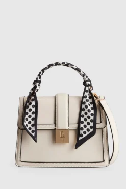 Scarf Top Handle Bag