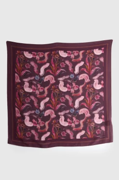 Silk Scarf Floral Print