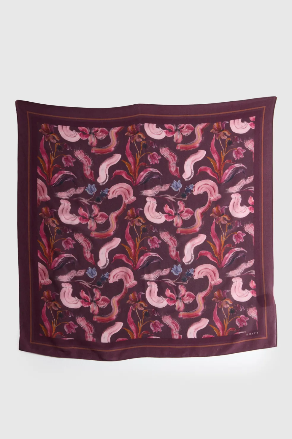 Silk Scarf Floral Print