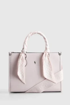 Small Tote Bag With Scarf