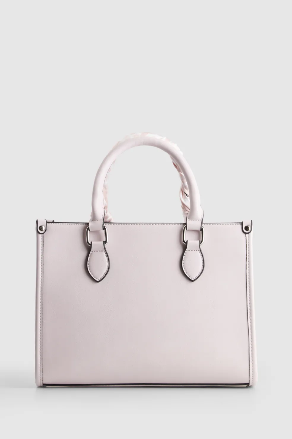 Small Tote Bag With Scarf