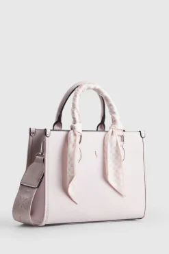 Small Tote Bag With Scarf
