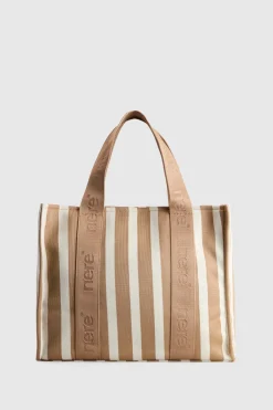 Stori Knit Stripe Tote Bag