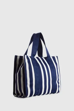 Stori Knit Stripe Tote Bag