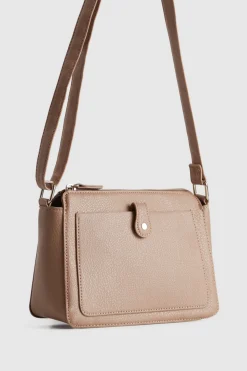 Tab Pocket Crossbody Bag