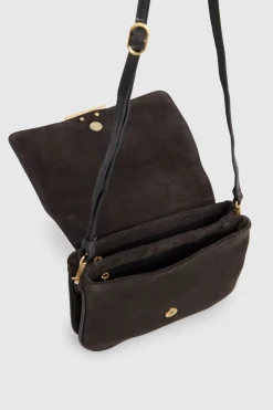 Thea Leather Suede Crossbody