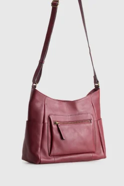 Verity Leather Crossbody Bag