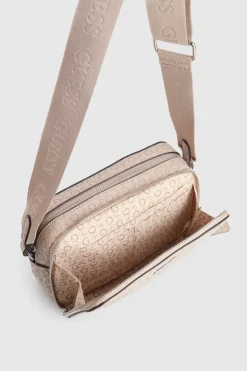 Viviette Double Zip Crossbody Bag